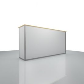 Disk med hylle 200cm