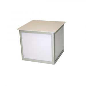 Podie - Hvitt 50 cm.
