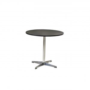 CAFÉ TABLE - BLACK Ø-80 CM.