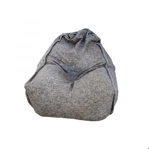 BEAN BAG - GRÅ / HVIT MELERT
