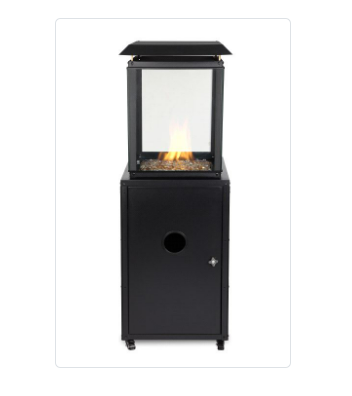 Milano fireplace, gas